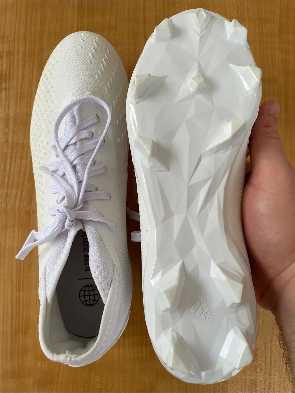 Adidas Predator Accuracy 3 White Lace Up Soccer Cleats Size 7 Mens Outdoor